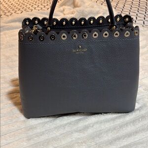 Kate Spade Black Leather Tote Bag